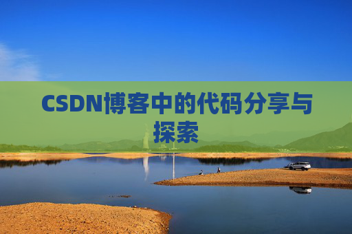 CSDN博客中的代码分享与探索