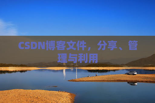 CSDN博客文件，分享、管理与利用